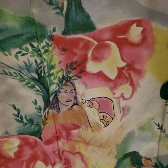 Vintage Jams World Gaughan Hawaiian Aloha Shirt L - Picture 7 of 11